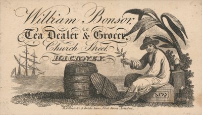 Handelskort, William Bonsor af English School