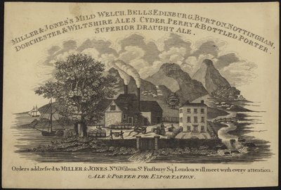 Handelskort til Miller & Jones af English School