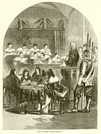 Retssagen mod Lord William Russell af English School
