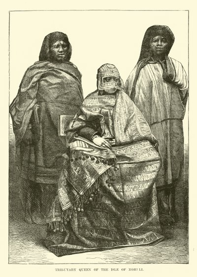 Biflodsdronning af Isle of Moheli af English School