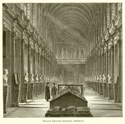 Trinity College Library, interiør af English School