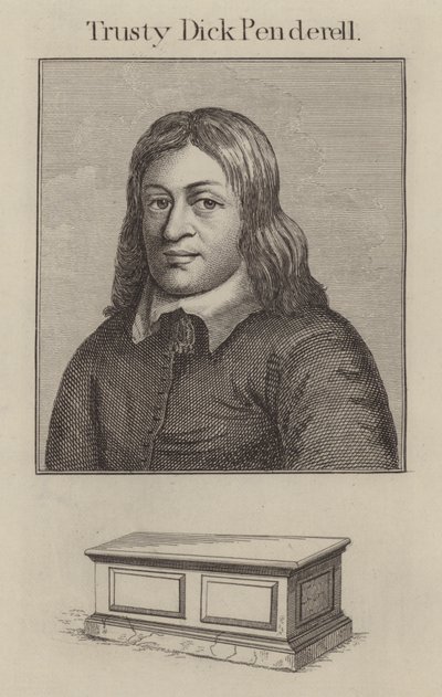 Trofaste Dick Penderell (gravering) af English School
