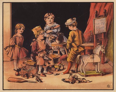 Tudge Shoemaker (farvelitografi) af English School