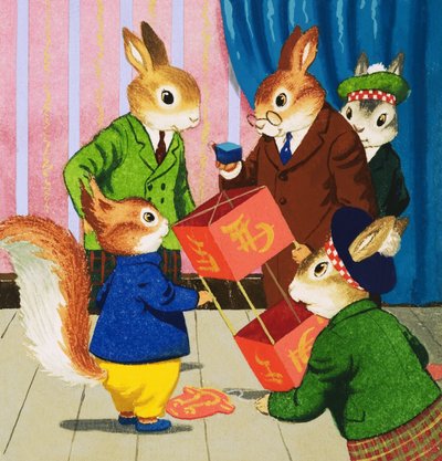 Tufty og drage af English School