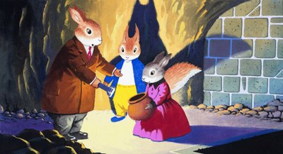 Tufty ved fakkellys af English School