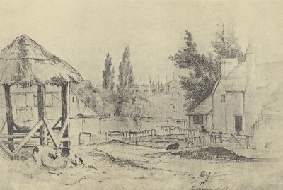 Turners Farm, ca 1821 (dybtryk) af English School