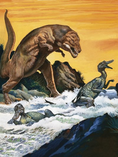 Tyrannosaurus Rex angreb af English School