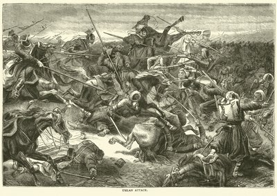 Uhlan-angreb, oktober 1870 af English School