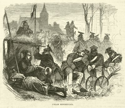 Uhlan rendezvous, september 1870 af English School