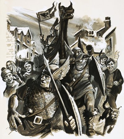 Uidentificeret vikingefest af English School