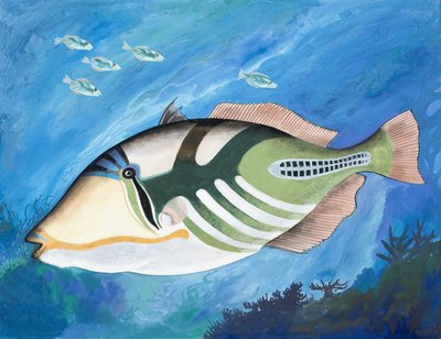 Unidentifizierter Fisch von English School