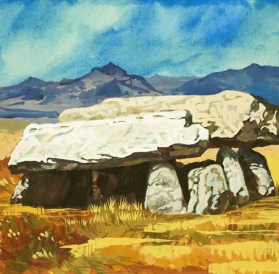 Unbekanntes Steindenkmal von English School