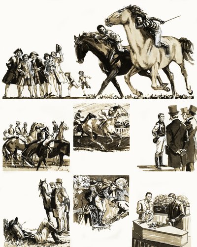 Uidentificeret historie om en jockey af English School