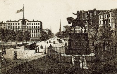 Union Square (litho) af English School