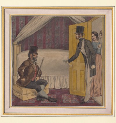 Unavngivet (lejet værelse) (wc på papir) af English School