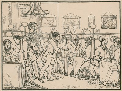 Unavngivet restaurantscene af English School