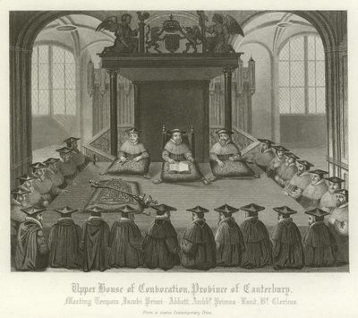 Overhuset af indkaldelse, provinsen Canterbury af English School