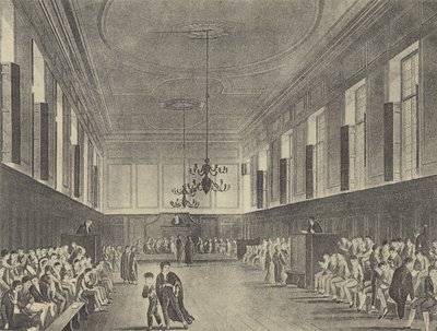 Øvre skole, 1816 (gravure) af English School