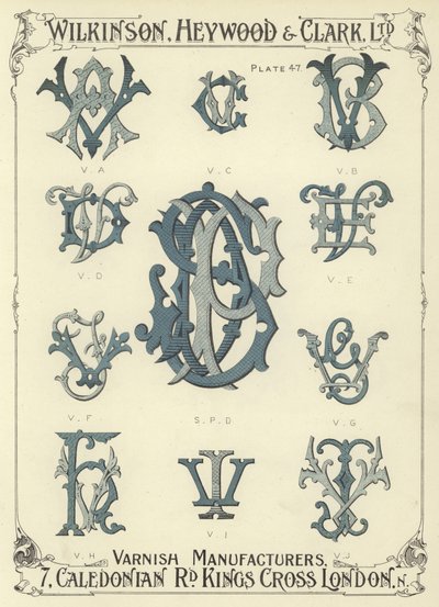 VA, VC, VB, VD, SPD, VE, VF, VG, VH, VI, VJ af English School