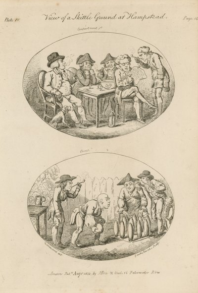 Udsigt over keglebanen ved Hampstead af English School