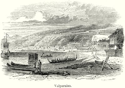 Valparaiso (kobberstik) af English School
