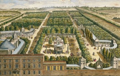 Vauxhall Gardens, Lambeth, 1751 af English School