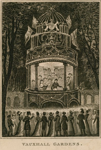 Vauxhall Gardens, London af English School