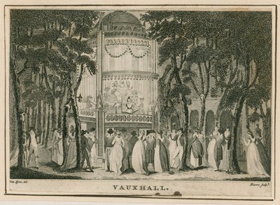 Vauxhall Gardens, London af English School