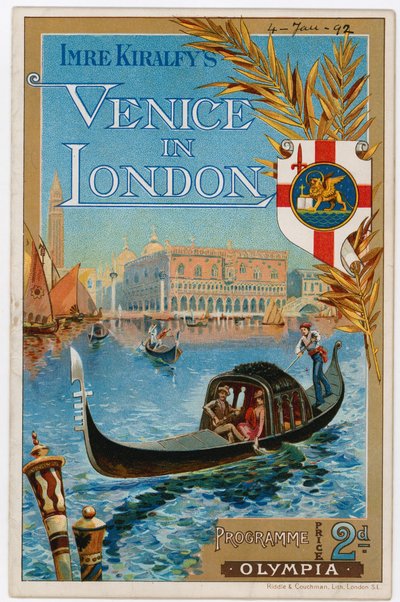 Venedig i London ved Olympia, 1892 af English School