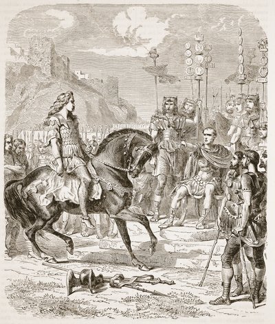 Vercingetorix før Cæsar af English School