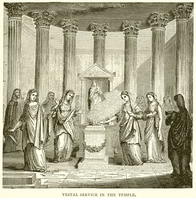 Vestal Gudstjeneste i Templet af English School