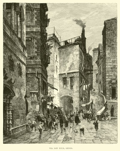 Via San Luca, Genova af English School