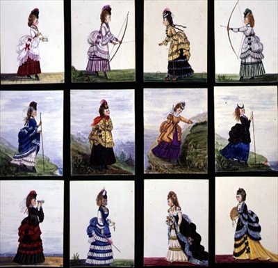 Viktorianische Damen-Sportmode von English School