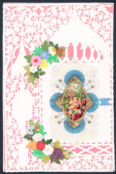 Victoriansk Valentin af English School