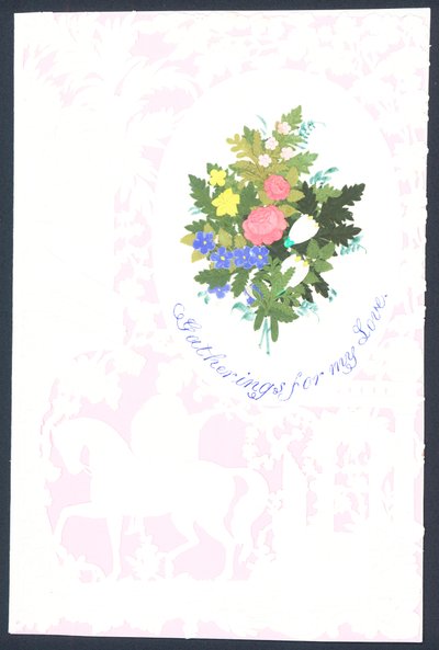 Victoriansk Valentin af English School