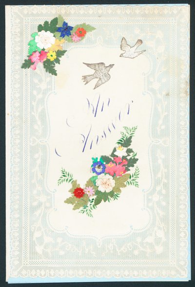 Victoriansk Valentin af English School