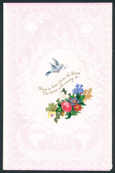 Victoriansk Valentin af English School