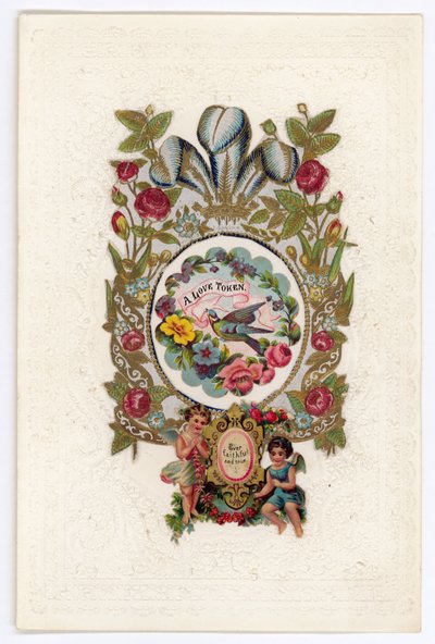 Victoriansk valentinskort (multimedie) af English School