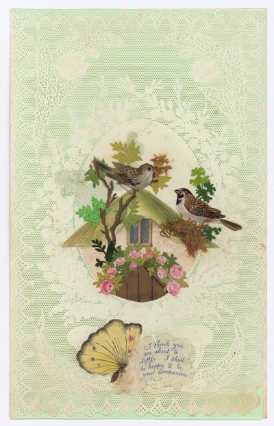 Victoriansk valentinskort (multimedie) af English School