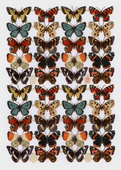 Victoriansk rester (chromolitho) af English School