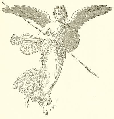 Victory (Pompeiansk maleri) af English School