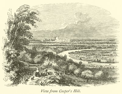 View from Coopers Hill  af English School