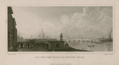 Udsigt fra terrassen i Somerset House af English School