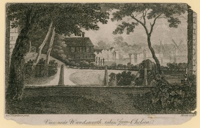 Udsigt nær Wandsworth fra Chelsea af English School