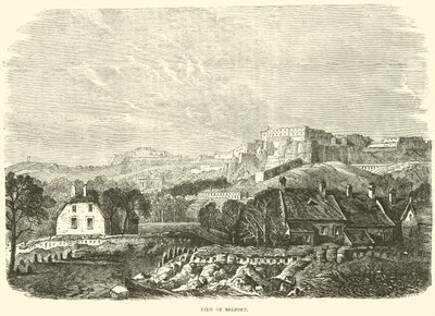 Udsigt over Belfort, oktober 1870 af English School
