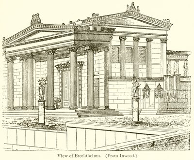 Udsigt over Erechtheion af English School