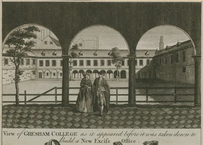 Udsigt over Gresham College af English School