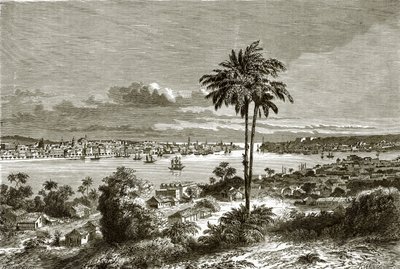 Udsigt over Havana, Cubas hovedstad af English School