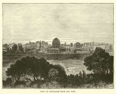 Udsigt over Jerusalem fra øst af English School