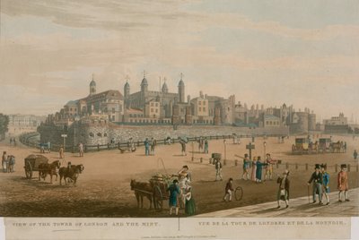 Udsigt over Tower of London og mynten af English School